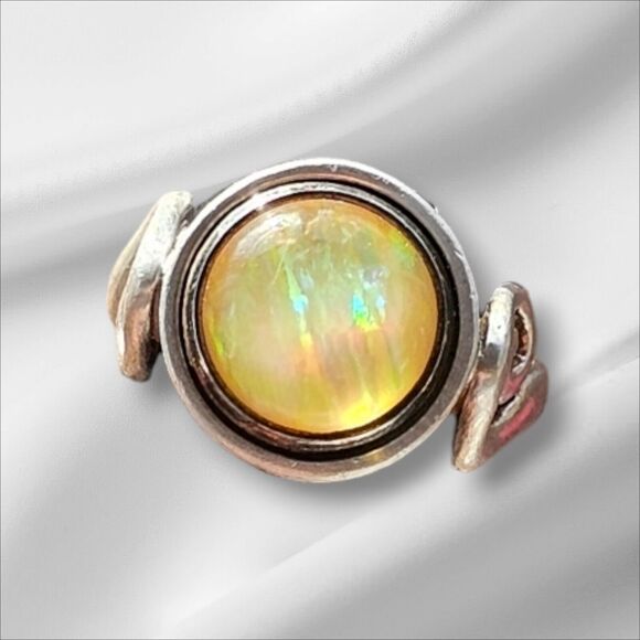 Vtg Kameleon Sterling Silver Onyx Ring 2 Interchangeable Snaps Case Tool Size 7 - Picture 2 of 12